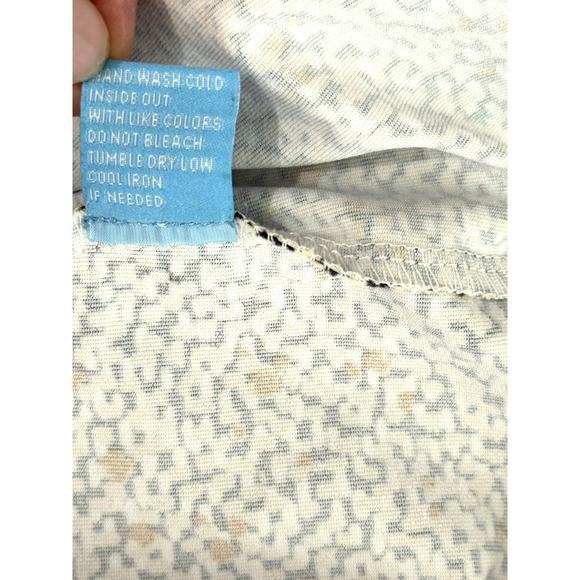 J. McLaughlin Catalina Cloth Geo Print Dress Sz L Short Sleeve Black Brown Tan - Picture 5 of 6